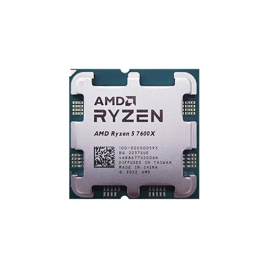 CPU AMD Ryzen 5 7600X BOX AM5 6C12T AMD Ryzen 5 7600X 6-Core Unlocked Desktop Processor for Gaming